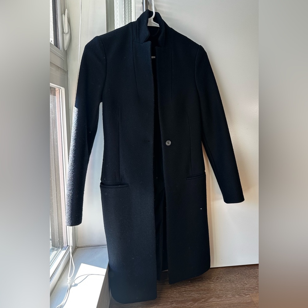 All Saints Black Trench Coat